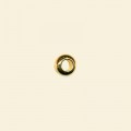Gold Plated Large Hole Spacers - 5mm - Pack of 10 