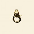 Gold Plated Decorated Trigger Clasp - 13mm 