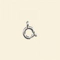 Silver Plated Bolt Ring - 7mm - Pack of 10 