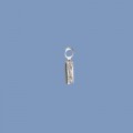 Silver Folding Crimp - 6mm x 2mm 