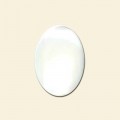 Mother of Pearl Flat Backed Cabochon - 18mm x 13mm 