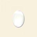 Mother of Pearl Flat Backed Cabochon - 10mm x 8mm 