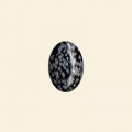 Snowflake Obsidian Cabochon - 8mm x 6mm 