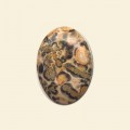 Leopard Skin Agate Cabochon - 18mm x 13mm 