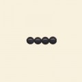 Black Onyx Beads - 4mm - Pack of 10