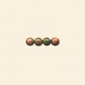 Unakite Beads - 4mm - Pack of 10