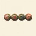 Unakite Beads - 8mm - Pack of 10 