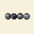 Snowflake Obsidian Beads - 8mm - Pack of 10 