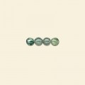 Green Moss Agate Beads - 4mm - Pack of 10