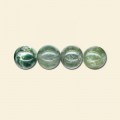 Green Moss Agate Beads - 8mm - Pack of 10