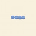 Blue Chalcedony Beads - 4mm - Pack of 10