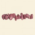 Rhodonite  Tumblechip Bead - 36" String