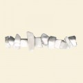  Howlite Tumblechip Bead - 36" String