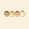 Rutilated Quartz Bead - 8mm - 16" String
