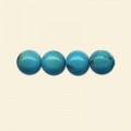 Reconstituted Turquoise Bead - 8mm - 16" String