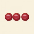 Red Dyed Jade Round Beads - 10mm - 16" String 