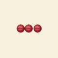 Red Dyed Jade Round Beads - 6mm - 16" String 