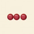 Red Dyed Jade Round Beads - 8mm - 16" String 