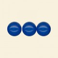 Blue Dyed Jade Round Beads - 10mm - 16" String 