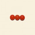 Orange Dyed Jade Round Beads - 6mm - 16" String 