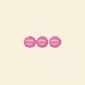 Pink Dyed Jade Round Beads - 6mm - 16" String 