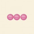 Pink Dyed Jade Round Beads - 8mm - 16" String 