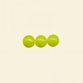 Lime Green Dyed Jade Round Beads - 6mm - 16" String 
