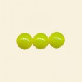 Lime Green Dyed Jade Round Beads - 8mm - 16" String 