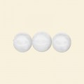 White Dyed Jade Round Beads - 10mm - 16" String 