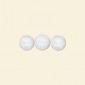 White Dyed Jade Round Beads - 8mm - 16" String 