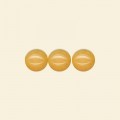 Yellow Dyed Jade Round Beads - 8mm - 16" String 