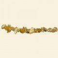 Yellow Opal Tumblechip Bead - 36" String