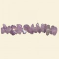 Lavender Amethyst Tumblechip Bead - 36" String