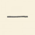 Haematite Tube Bead - 2mm x 2.75mm - 16" String