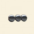 Haematite Disco Lentil - 12mm - 16" String