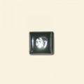 Haematite Bead with Crystal - 10mm - Pack of 10