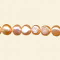 Natural Peach Freshwater Pearls - 5mm to 6mm - 16" String 