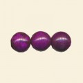 Purple Dyed Howlite Round Bead - 10mm - 16" String