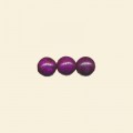 Purple Dyed Howlite Round Bead - 6mm - 16" String