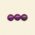 Purple Dyed Howlite Round Bead - 8mm - 16" String