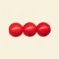 Red Dyed Howlite Round Bead - 10mm - 16" String