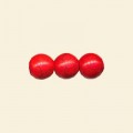 Red Dyed Howlite Round Bead - 8mm - 16" String