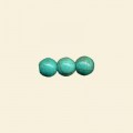 Aqua Dyed Howlite Round Bead - 6mm - 16" String
