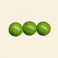 Green Dyed Howlite Round Bead - 10mm - 16" String