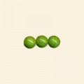 Green Dyed Howlite Round Bead - 6mm - 16" String