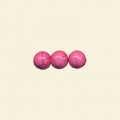 Pink Dyed Howlite Round Bead - 6mm - 16" String