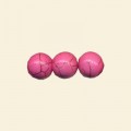 Pink Dyed Howlite Round Bead - 8mm - 16" String