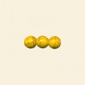 Yellow Dyed Howlite Round Bead - 6mm - 16" String