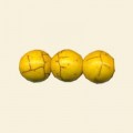 Yellow Dyed Howlite Round Bead - 10mm - 16" String