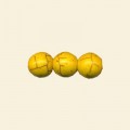 Yellow Dyed Howlite Round Bead - 8mm - 16" String